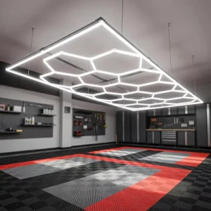 High Quality Bright Garage Honeycomb Light Hexagonal Led Light in Stock Design Ceiling Light Panels for Room Use
