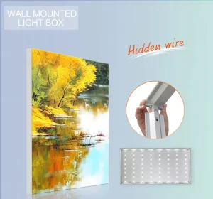 High Quality Customized Aluminum SEG Advertising Light Box Frame 120mm Thick Floor Mounting Heat Transfer Printing Trade Show