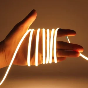 High Quality Flexible Brightness Dimmable Cob Led Strip Light White 6000K 4000K 3000K Cri 90 12v 24v 5mm Cob Led Strip