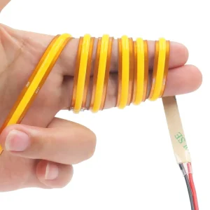 High Quality Free Cut 528 Leds COB Tape 8mm Width PCB IP20 DC24V CRI>90 1000lm m COB LED Strips for Indoor