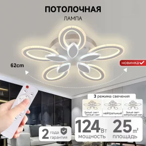 High Quality Living Room Bedroom Fancy Ceiling Lamp Remote Control Smart Home Lighting Modern Simple Style Led Ceiling Light