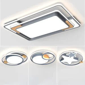 High Quality Living Room Ceiling Fancy Light Remote Control Smart Home Lighting Bedroom Modern Simple Style Led Ceiling Lamp