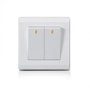 High Quality Modern Design 2 gang 1 way electrical wall switch
