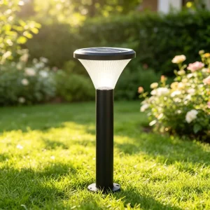 High Quality Modern IP65 LED Aluminum Solar Garden Lights with RoHS Certification Strong and Big for Garden Tulip