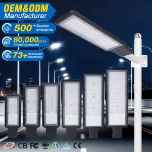 High Quality Outdoor Waterproof Ip66 Lighting SMD 30w 50w 100w 150w 200w 300w Aluminum Housing Garden Highway Led Street Light