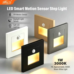 High Quality Smart Home Motion Detector Light Sensor Step Led Lights Switch 110V 240V Recessed Staircase Bedroom
