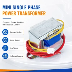 High Quality Top Rated Best 4Va 4W V to 12V Qa Pure Copper Wire Miniature Control Transformer for Industrial Indicator Light