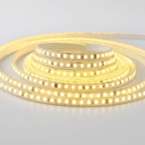 High Voltage 220V IP65 SMD5730 Warm White White 120LED M 10m Roll LED Strip Light for Home Decoration