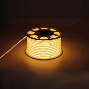 High Voltage COB LED Strip Light 220V 240 LEDs 8mm IP65 Waterproof 3000K 4000K 6000K Outdoor Lighting