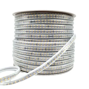 High-Voltage LED 110V IP65 Strip Light 2835 Double-Row 180-Lamp Snake Light Engineering-Grade Lens Soft Band