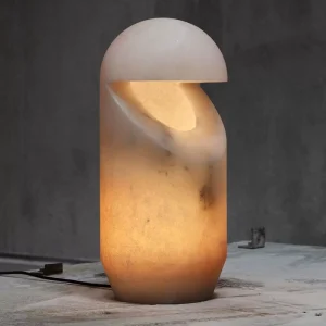High-end Hotel Marble Luxurious Table Lamps for Living Room Bedroom and Bedside Decoration to Create an Atmosphere