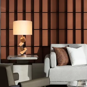 High end Modern Customization Indoor Lighting Hotel Living Room Bedroom Stainless Steel Smart Cube Desk Table Lamp Touch Control