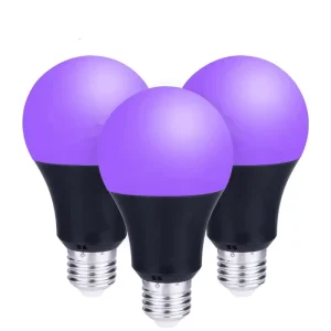 Holiday Glow Blacklight UV Purple CE RoHS Certified Black Light Bulb for Theme Parks