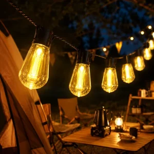 Holidays G50 String Lights with Waterproof String Lights and Remote Control Lights for Gazebo Celebration Decor Resort Use