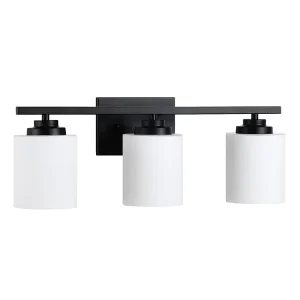 Home Decor Creative Bathroom Vanity Fixture Bedside Wall Lamps Glass Shade Sconces Fixture Black Wall Lamp
