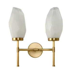 Home Decorative Energy Saving LED Wall Lamp Modern Iceberg Glass for Bedroom Living Room Hotel Corridor
