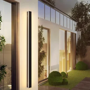 Home Garden Decor Long Strip LED Wall Light 30W IP65 Stainless Iron Body Outdoor LED Linear Wall Lights