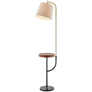 Home Living Room Bedside Floor Standing Lamp With Usb Charging Port and Wireless Charging Function Floor Lamp