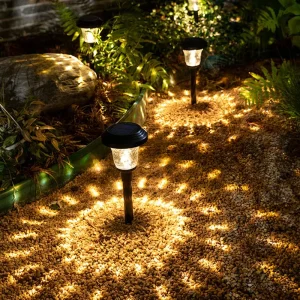 Home Solar Garden Lawn Light Outdoor Waterproof Villa Courtyard Landscape Light Colorful Ground Lamp for Street Pathway