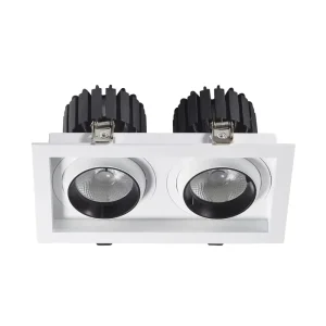 Honeycomb Hotel Project 12W 20W Recessed Ceiling Lights Commercial Down Light 3000K Square COB Spot Light