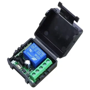 Hot 1 CH Wireless RF Remote Control Switch Transmitter with LED DC12V 10A Relay & Receiver Module 433mhz Features Learning Code