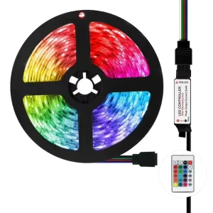 Hot Sell 24V Indoor Outdoor RGB Smart Strip Kits 5M 10M TV Background Ceiling Decoration Flex LED Strip Lights