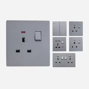 Hot Sell Uk Standard Light Wall Switches Electric Switches and Sockets