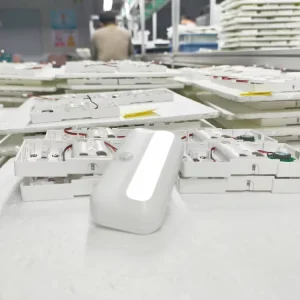 Hot Selling Modern Design Rechargeable Led Night Lights Battery Powered Motion Sensor Wall Lamp ABS Material Bedroom Use