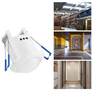 Hot Selling New 12V 220V Ceiling Embedded Motion Sensor Switch Home LED Lighting Control for Hallways Basements Hotels