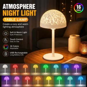 Hot Selling Simple DC Battery Modern USB Rechargeable Touch LED Desk Lamp for Bedroom Bedside Night Lights