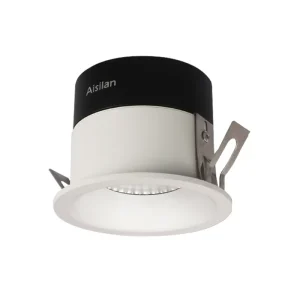 Hotel Bathroom Dimmable Ceiling Spotlight Fittings Anti-Glare 7W COB LED Recessed Downlight