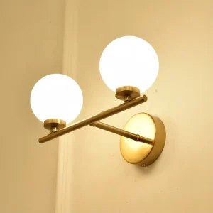 Hotel Bedroom Wall Sconce Glass Ball Wall Lamp for Home