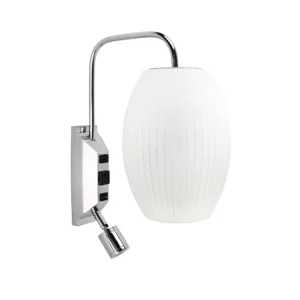Hotel Black White Wall Lights Creative Minimalist Bedroom Bedside Wall Lamp