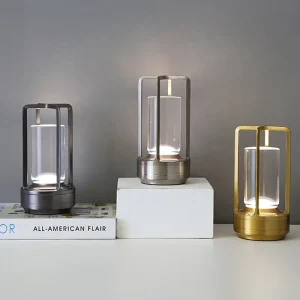 Hotel Decoration Rechargeable Cordless Luxury Table Lamp Portable Night Light Bedside Wireless Globe Ball Flexible Simple
