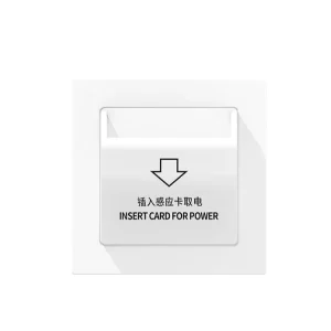 Hotel Key Card Wall-Mounted Master Power Switch with LED Indicator