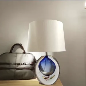Hotel Lobby Crystal Table Lamp