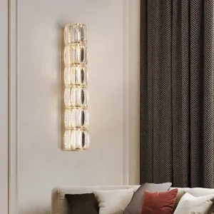House Background Wall Decoration Wall Lamps Modern Living Room LED Crystal Interior Wall Lamps