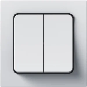 Household Commercial Electric Power Switch 2 Gang 2 Way Wall Light Switch