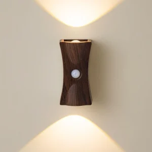 Human Body Induction LED Magnetic Light ABS Three-Color Dimming Bedroom Bedside Atmosphere Wall Lights Indoor