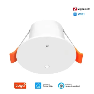 Human Presence Sensor ZigBee Motion Detector, Ceiling Mounted, with Light Sensor, AC90-240V Input