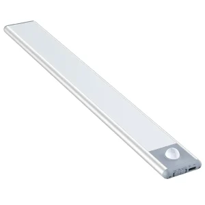 Human-Sensing Ambient LED Cabinet Lights Rechargeable Warm White Light Self-Adhesive for Cabinets