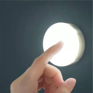 Human Touch Warm White LED Dimmable Wall Night Lamp ABS Material Mini AAA Battery Power Supply Touch Control