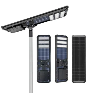 Hybrid Smart All in One Solar Street Light with LED IP65 Waterproof Double Color Outdoor Road Lamp