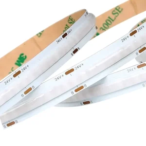 IP20 24V White LED Strip Lights 2700K 6000K Flexible COB 480 320 LEDs m Copper Body 5m Ra90