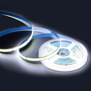IP20 Flexible Led COB Strip Light 320D 480D PCB 8MM DC12V 24V Aluminum Profile Led Strip Light