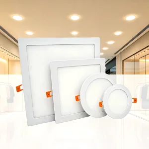 IP44 Aluminum Round LED Surface Mounted Recessed Downlight 85-265V Dimmable Ceiling Light for Home