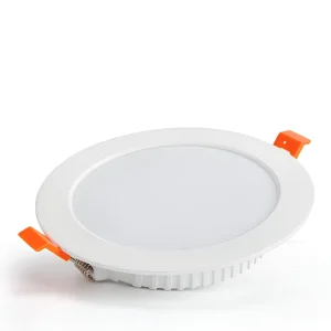 IP44 LED Flat Panel Lights Recessed Downlights Circular Concealed Installation Aluminum Construction Three core Wire