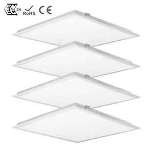 IP54 Slim Backlit Flicker-Free Dimmable LED Panel Light 60×60 62×62 30×120 CCT-Selectable Recessed Ceiling Light