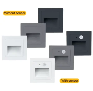 IP65 3W Small Indoor Recessed Stair Lighting Foot Led Step Light Wall Recessed Stair Lighting