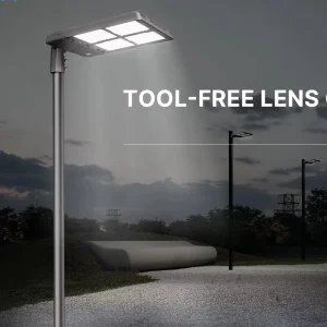 IP65 500W AC LED Street Light Aluminum Alloy Waterproof 163lm/w FCC Certified Motion Sensor